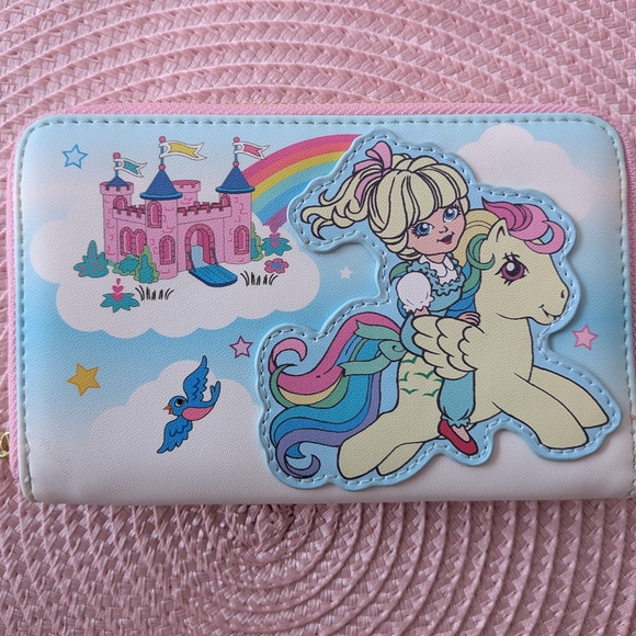 Loungefly Handbags - Loungefly Pastel Blue and Pink Wallet